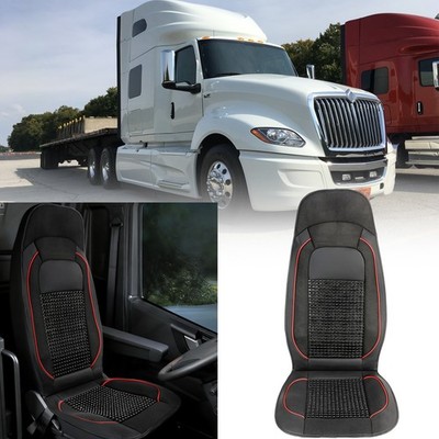 For International LT 1PC Semi Truck Beaded Seat Covers Wooden Beads Seat Cushion