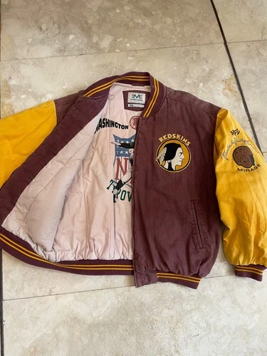 Vintage Washington Redskins NFL Mirage Bomber Jacket image 10