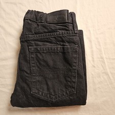 Cody James Boys' 16 Reg Black Denim Jeans Adjustable Waist Western