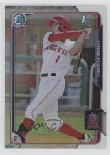 2015 Bowman Draft Chrome Refractor Jared Foster #101 1u6