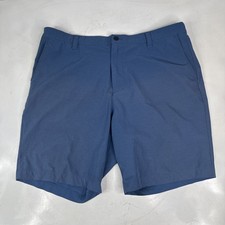 Banana Republic Men's Blue Comfort Flat Front Stretch Waist Shorts Size 40
