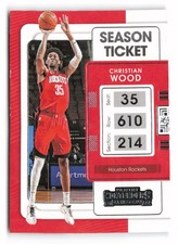 2021-22 Panini Contenders #80 Christian Wood Houston Rockets