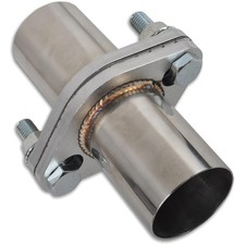 T304 Stainless Steel Exhaust Flange Kit With Gasket - Quick Fix Universal 2 Id