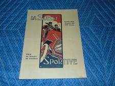 JULY 3, 1909 "LA SUISSE SPORTIVE" (SWITZERLAND SPORTS) MAGAZINE; AUTO RACING