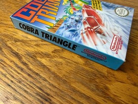 Sello ovalado Cobra Triangle completo en caja juego nintendo nes f&aacute;brica nr-COMO NUEVO