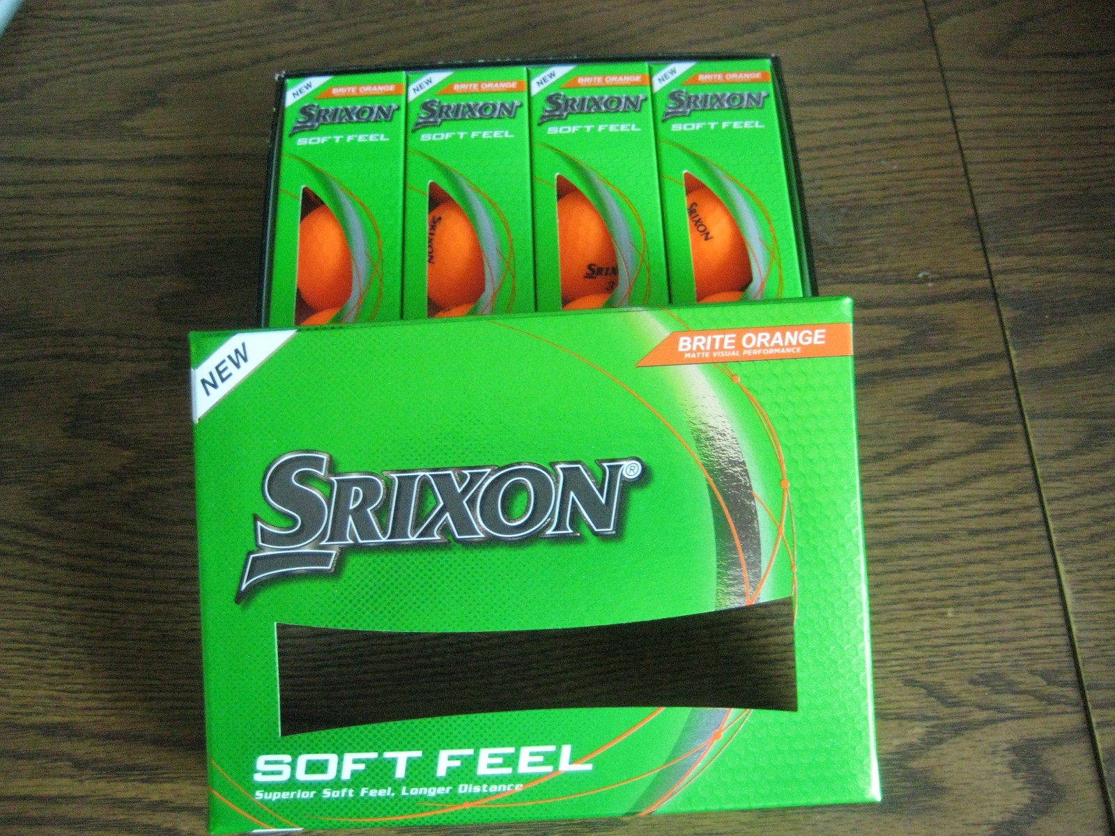 2 dozen BRAND NEW Srixon Soft Feel  golf balls  Brite Orange