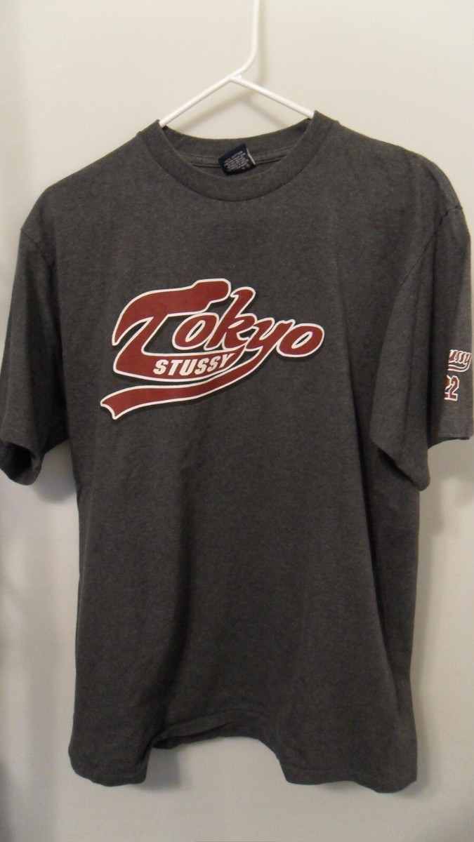 Vintage Stussy Tokyo Script T-Shirt Size LARGE 90s