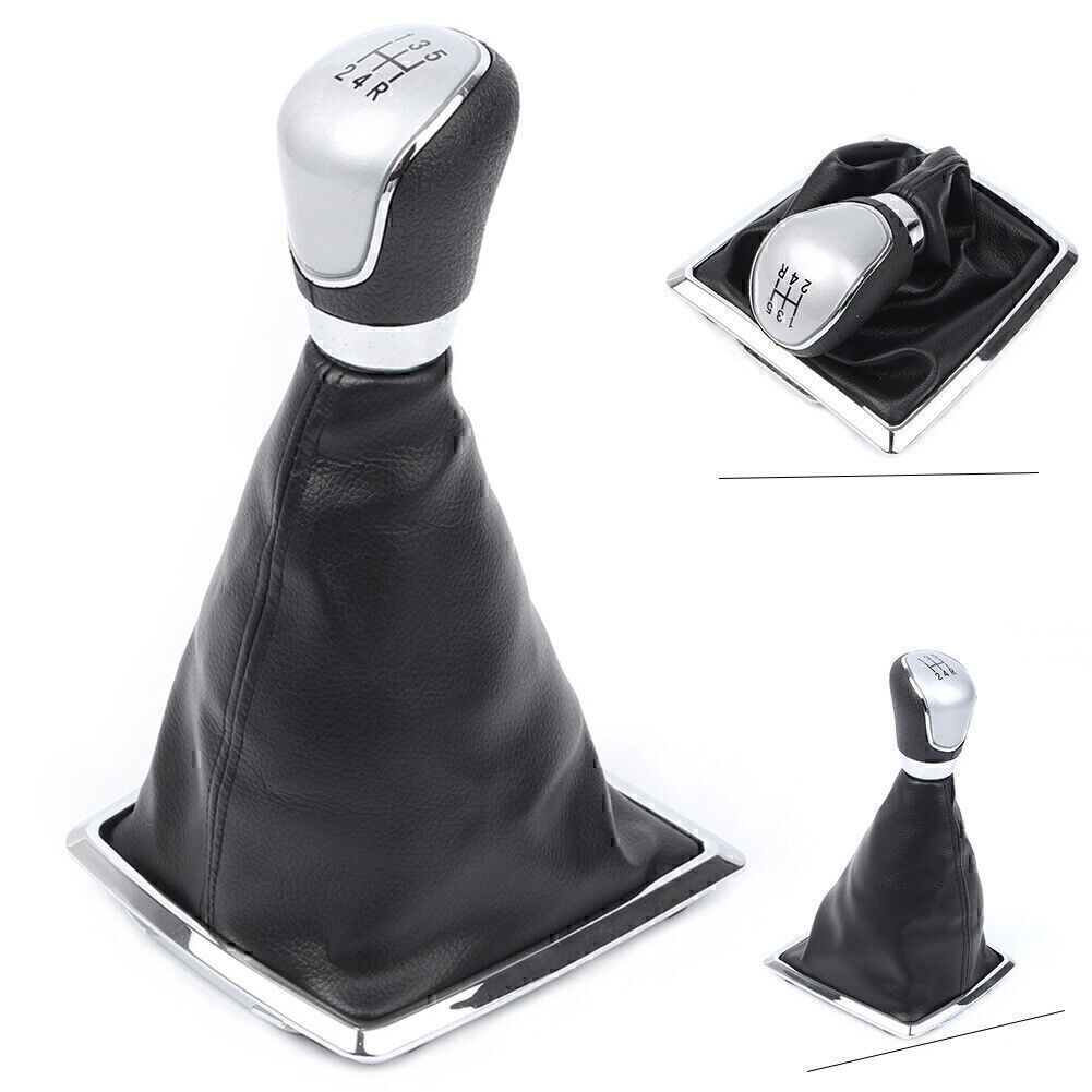 5-Speed Gear Shift Knob Shifter Stick Gaiter Boot for Ford Focus 05-08 10-12 US