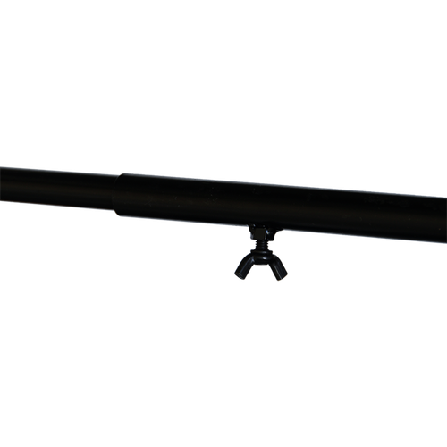 Tisch Deko Stange Klemme Gestell Deko Metall schwarz ausziehbar von 115,5-210 cm - Bild 6 von 7
