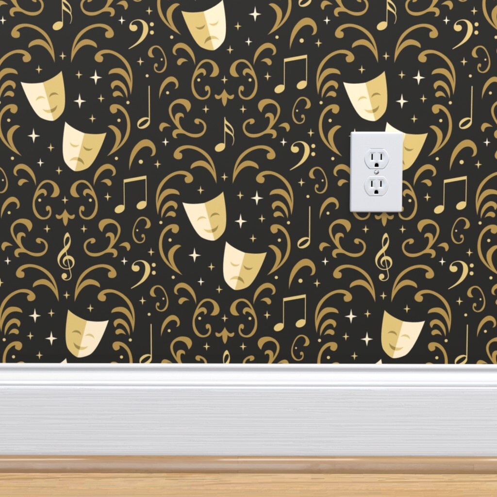 Drama Masks Wallpaper