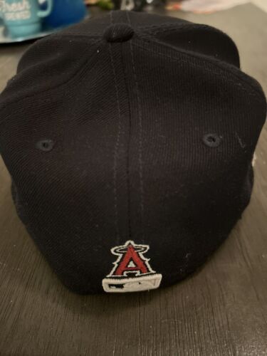 New Era Cap 5950 Side Patch Bloom MLB Los Angeles Angels Sz 7 / 58.7 cm - Picture 4 of 4