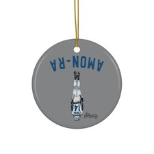 Detroit Lions Amon-Ra St Brown Headstand Ceramic Christmas Ornament - Fans Gift