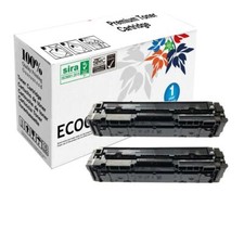 2 Black CF400X 201X Toner Cartridges fit HP Color LaserJet Pro M252dw M277dw