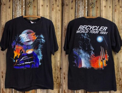 Vintage ZZ Top Recycler World Tour Concert T-shirt, size S-5XL