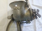 Vintage Sm Montgomery Wardway No. 2 Crank Iron Meat Food Grinder Opens To Clean — photo 6