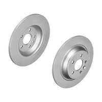 f.becker Bremsscheiben Voll Hinten Rechts Links FüR Volvo V60 I V70 III S80 II