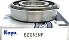 NEW 6205 Z NR  KOYO Bearing Snap Ring Japan 25x52x15mm