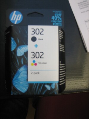  HP GENUINE HP 302 Black + Color for DJ DESKJET 1110 2130 3630 3631 3632 3633 