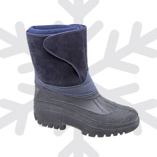 Mens StormWell Thermal Boots Ladies Suede Wellingtons Winter Fleece Foam Lined