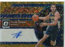 2017-18 Optic - TYLER LYDON - Fastbreak Disco Gold Autograph - NUGGETS #d 3/10