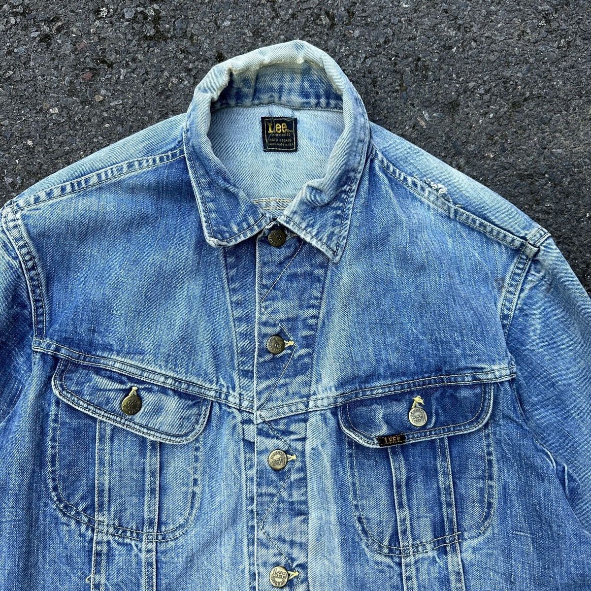 VTG 70s LEE 101J Sanforized Denim Jacket Type 2 Rockabilly VTG 70s LEE 101J Sanforized Denim Jacket Type 2 Rockabilly