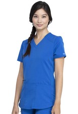 Dickies Balance Scrub V-Neck Top DK875 ROY Royal Free Shipping