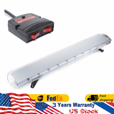51'' 96 LED Amber Strobe Light Bar Emergency Beacon Warn Tow Truck Response