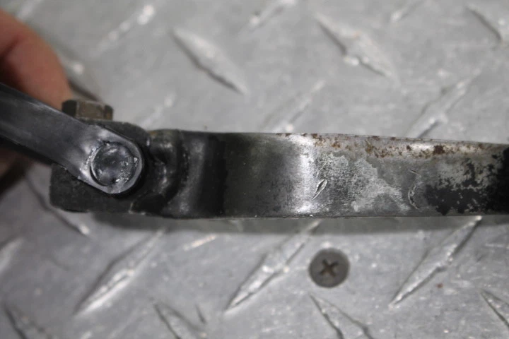 Yamaha Big Wheel 200 Bw200 1985 pedal de cambio--ligeramente doblado, erupción y óxido Foto 4 de 4