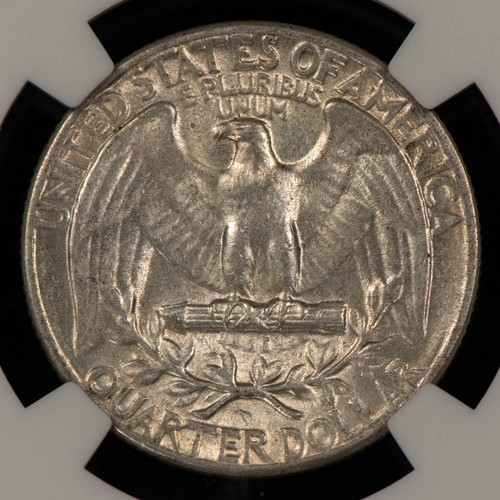 1950 DDR 25c Silver Washington Quarter - FS-801 - NGC AU 55 - SKU-X5832 - Picture 5 of 5
