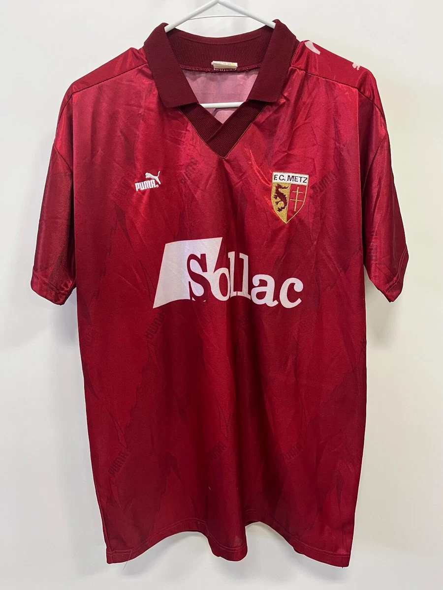 Maillot Fc Metz Kappa Gris Manche courte Moselle Vintage jersey - XL
