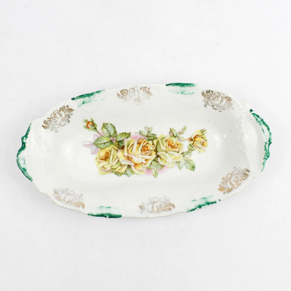 Vintage Royal Albert Thé Rose Service Plat De 1942 Floral Design de Collection - Photo 2/4