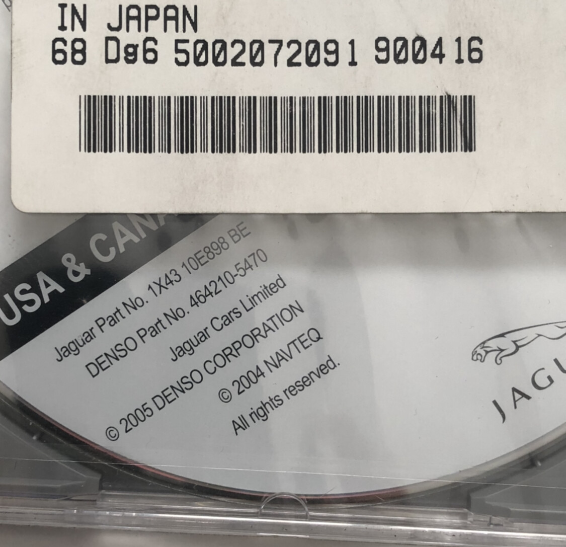 2003-2008 Jaguar X-Type S-Type R Sedan GPS Navigation DVD U.S