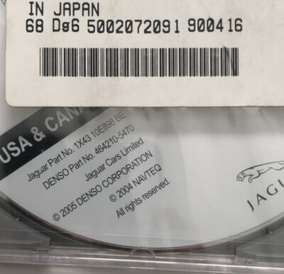 2003-2008 Jaguar X-Type S-Type R Sedan GPS Navigation DVD U.S