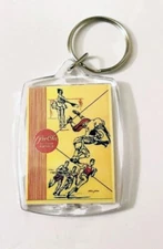 Pee Chee Folder Key Chain. High School Flashback. New Aerosmith, Def Leppard 80s