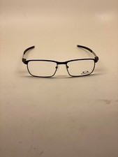 New OAKLEY Titanium Eyeglasses TINCUP OX3184-0154 54-17 Powder Coal Black Frames