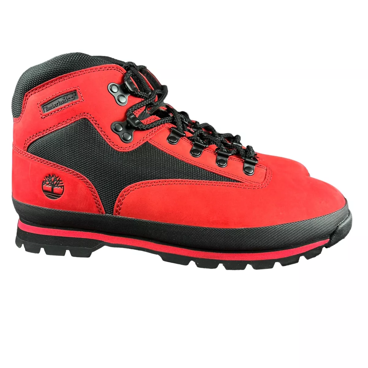 Red timberland euro best sale hiker