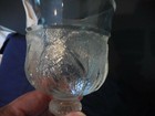 Indiana Glass Pebble Leaf Clear Wine Juice Glass 6 ounce  5 1/8" H — photo 5