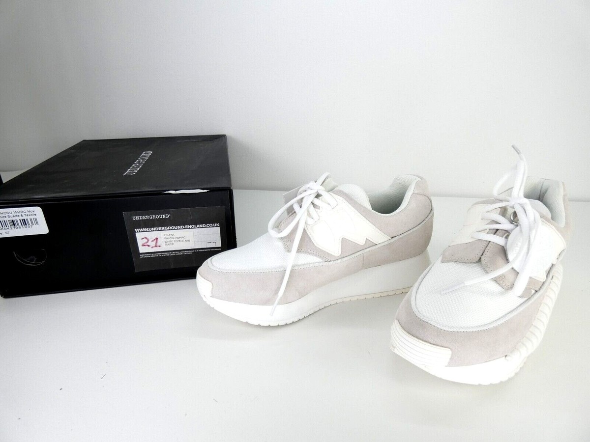 Underground Chunky Trainers Sneakers Platform Shoes Suede Modern Trendy UK