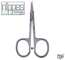Nippes Solingen 801R 3.5" Cuticle Scissors INOX Rostfrei Stainless Steel Germany