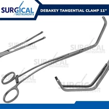 DeBakey Tangential Occlusion Clamps 11″ Vascular Instruments German Grade