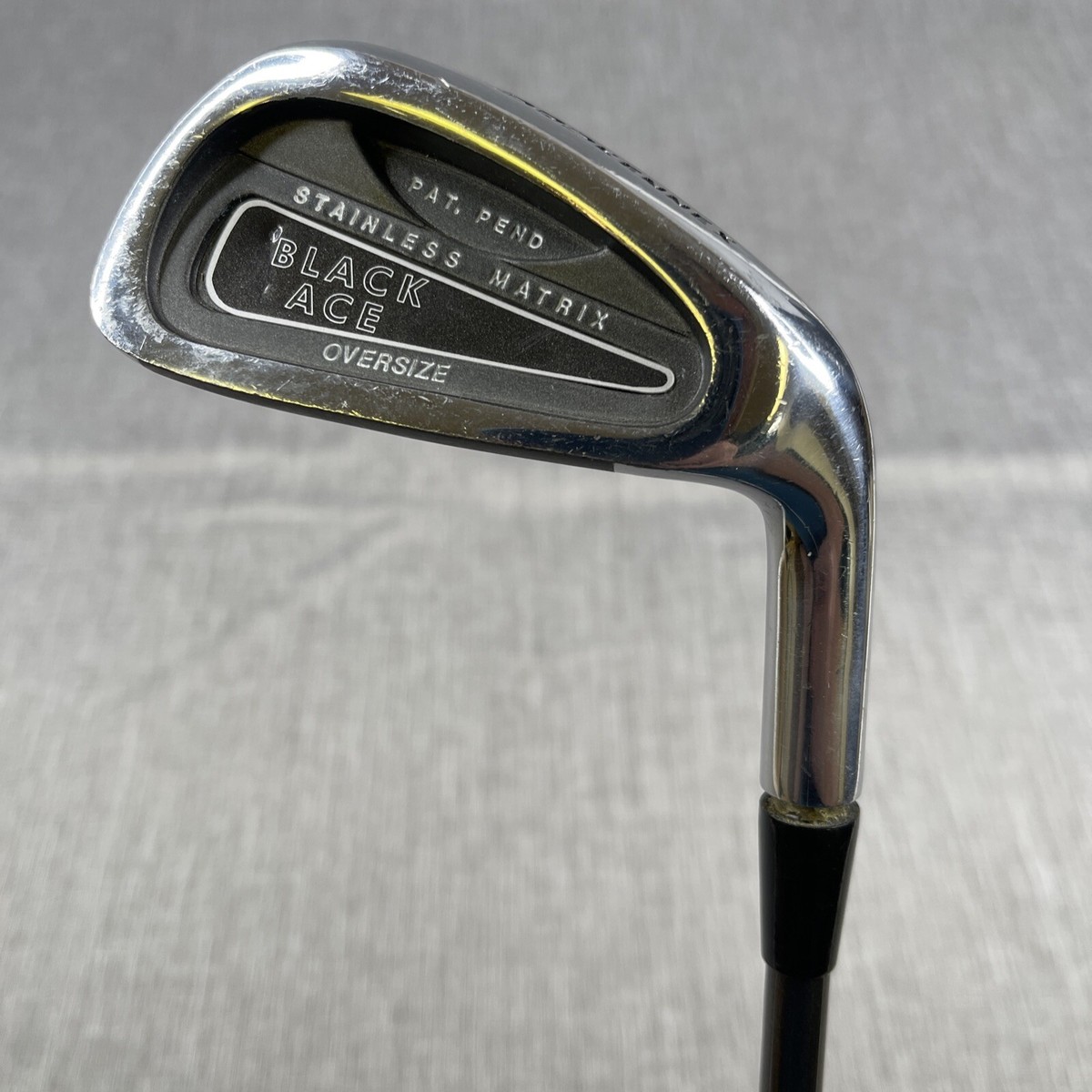 【ken】 Pro Kennex Black Ace I Stainless Matrix 6 Iron Graphite Shaft Reg