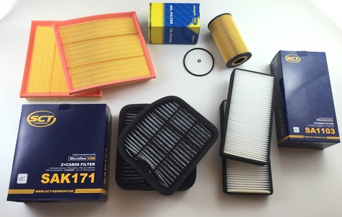 FILTRO DE ACEITE 2x FILTRO DE AIRE 2x FILTRO DE CARBÓN ACTIVO 2x FI INTERIOR. Clase S W220 400 CDI - Imagen 2 de 2