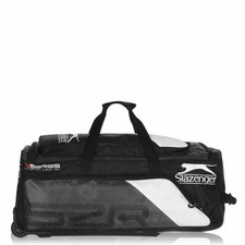 Slazenger Unisex V60 Wheelie Cricket Bag Black//Yellow
