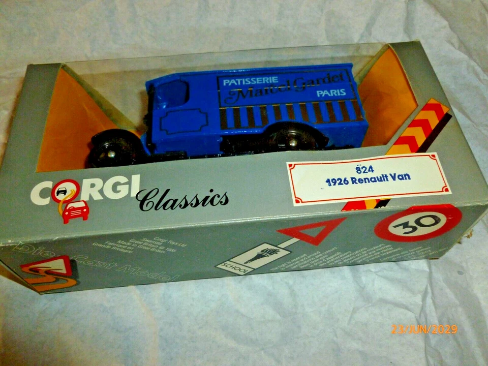 Corgi Classics 1/43 Scale 1926 Marcel Gardet Renault Van C824 NRFB - Image 2 of 4