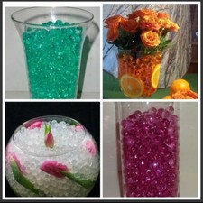 Water beads -USA water jelly beads - vase filler pearls -25 colors to choose