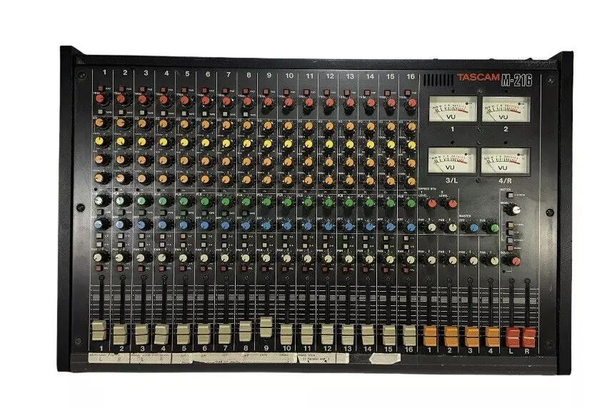 TASCAM 再試行 M-216 アナログミキサー 16ch シンプル操作 TASCAM 再試行 M-216 アナログミキサー 16ch シンプル操作