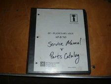 ZF Passau GmbH AP-B 765 Planetary Axle Service Repair Parts Catalog Manual xz