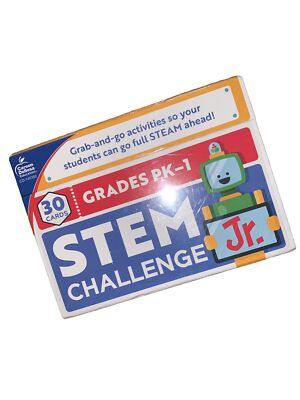 STEM CHALLENGE JR LEARNING CARDS Grades PK-1 Educational
