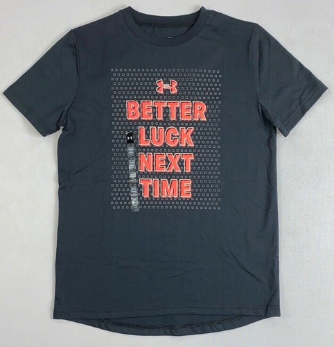 Boy's Youth Under Armour Heat Gear Loose Cotton/Polyester T-Shirt - Picture 17 of 19