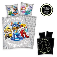 Herding Kinder BettwäSche Paw Patrol 135X200Cm, 44324/16.050 Leuchtet Im Dunkeln
